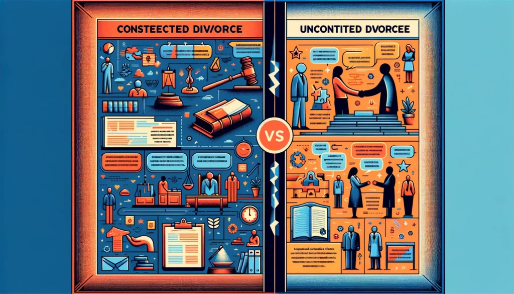 Comparing Contested and Uncontested Divorces A Summary
