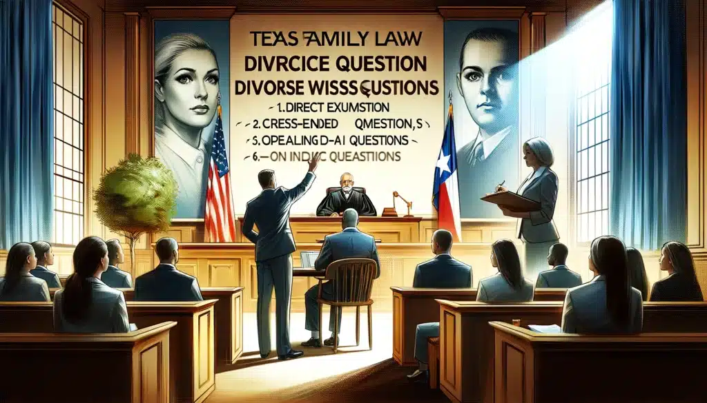Divorce Witness Questions: Essential Tools in Texas Family Law Trials