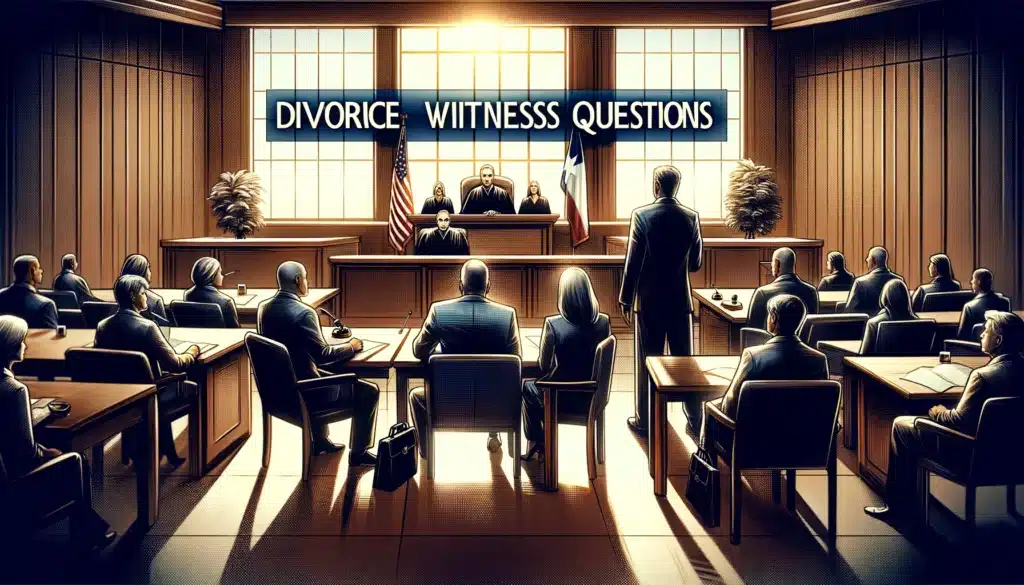 Divorce Witness Questions Navigating Texas Family Law Trials