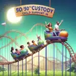 Do you have to pay child support if you have 5050 custody in Texas
