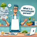 What deems a parent noncustodial