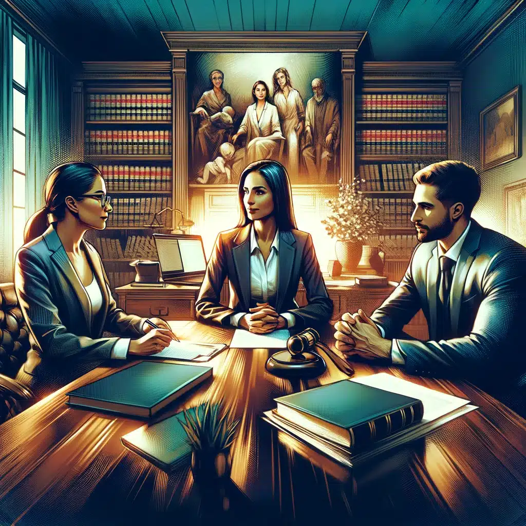Meeting with a Family Law Attorney Navigating Legal Challenges