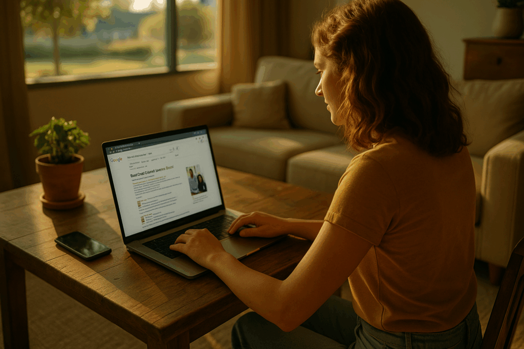 A person researching the best child custody lawyer in Texas.