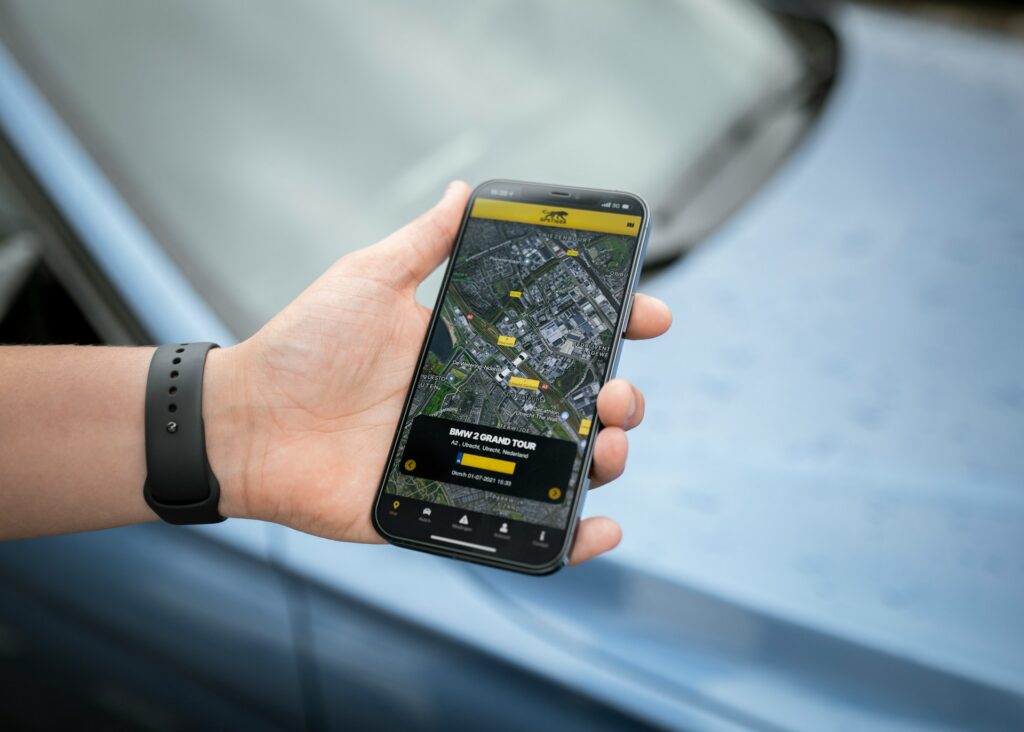 person holding a smartphone