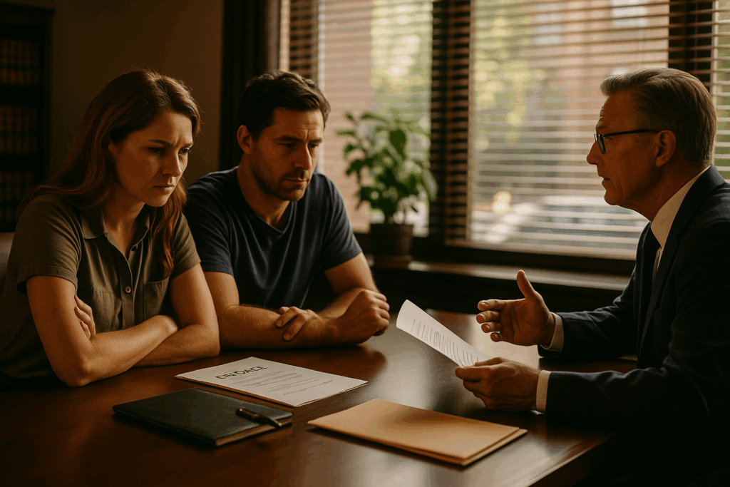How procedural rules affect contested divorces.
