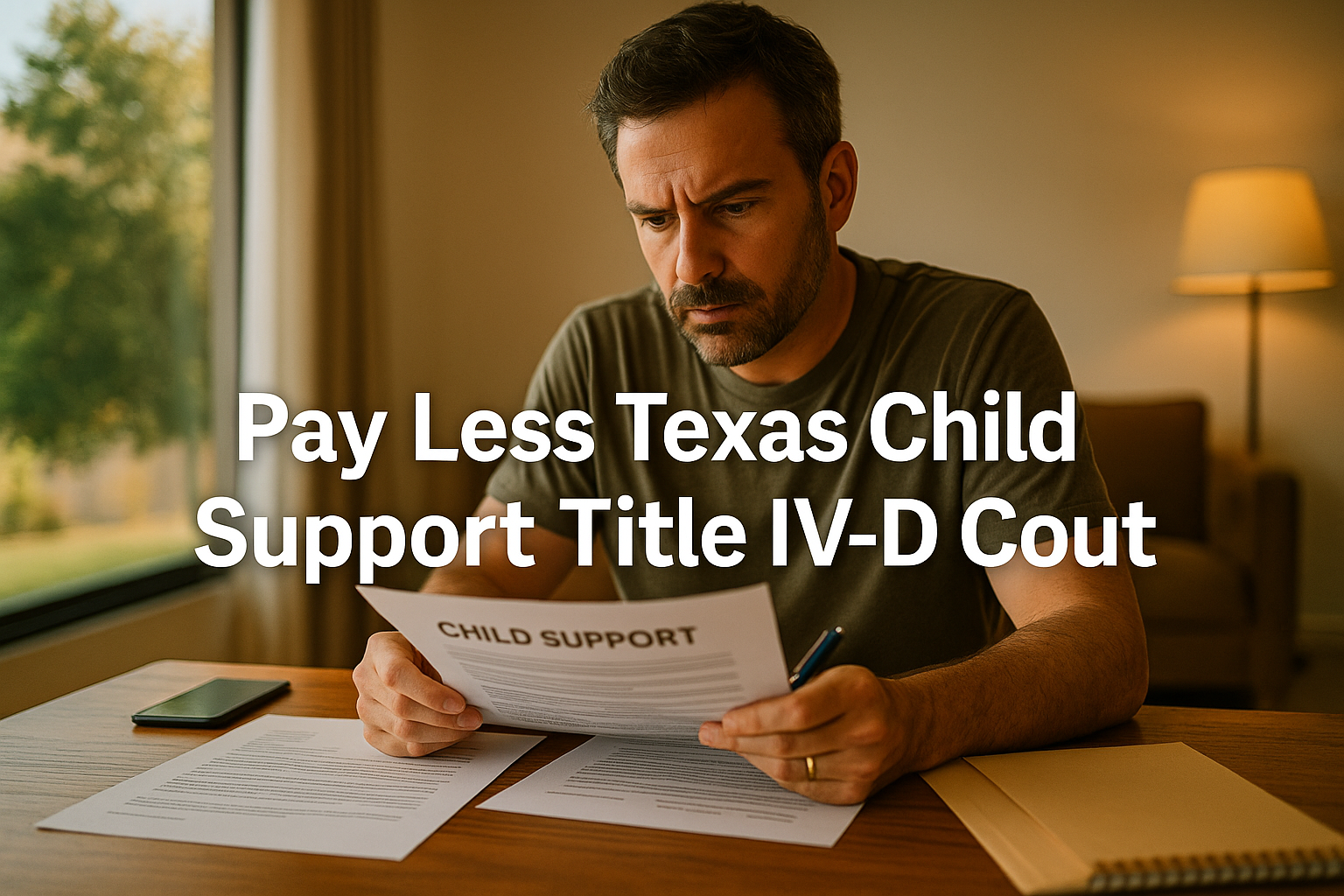 Pay Less Texas Child Support Title IV-D Court