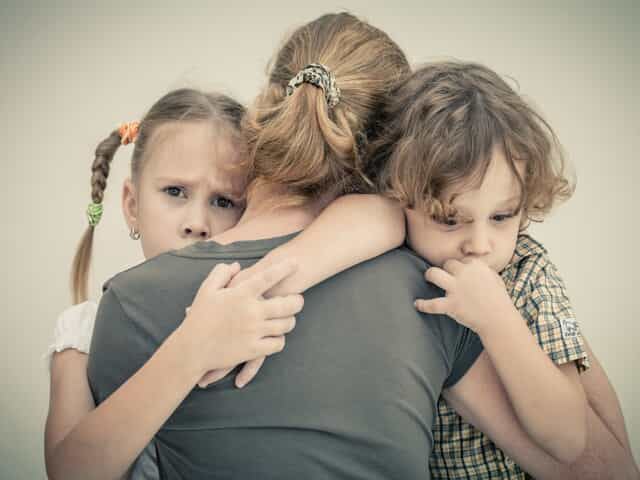 Mother and Childre victims of Domestic violence