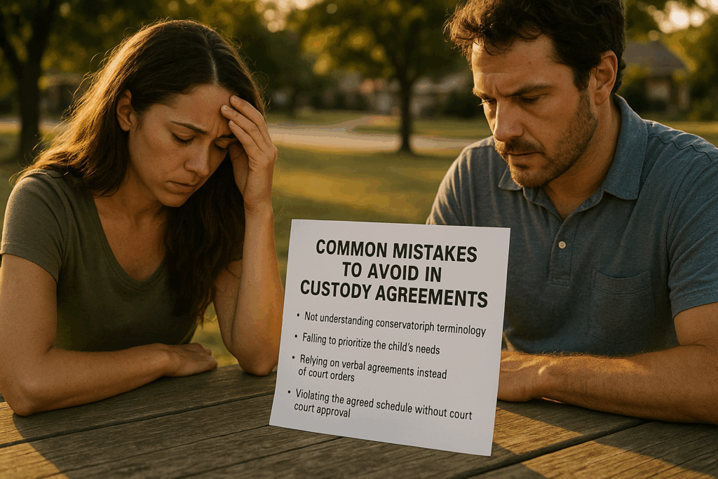 Common Mistakes to Avoid in Custody Agreements