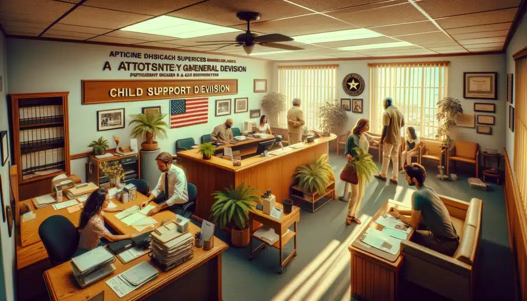 Working with the Child Support Division