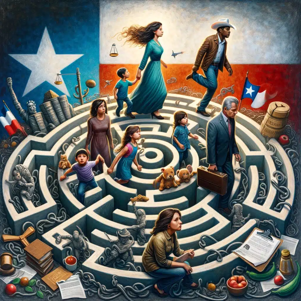 Twists and Turns Texas-style Divorce with Children