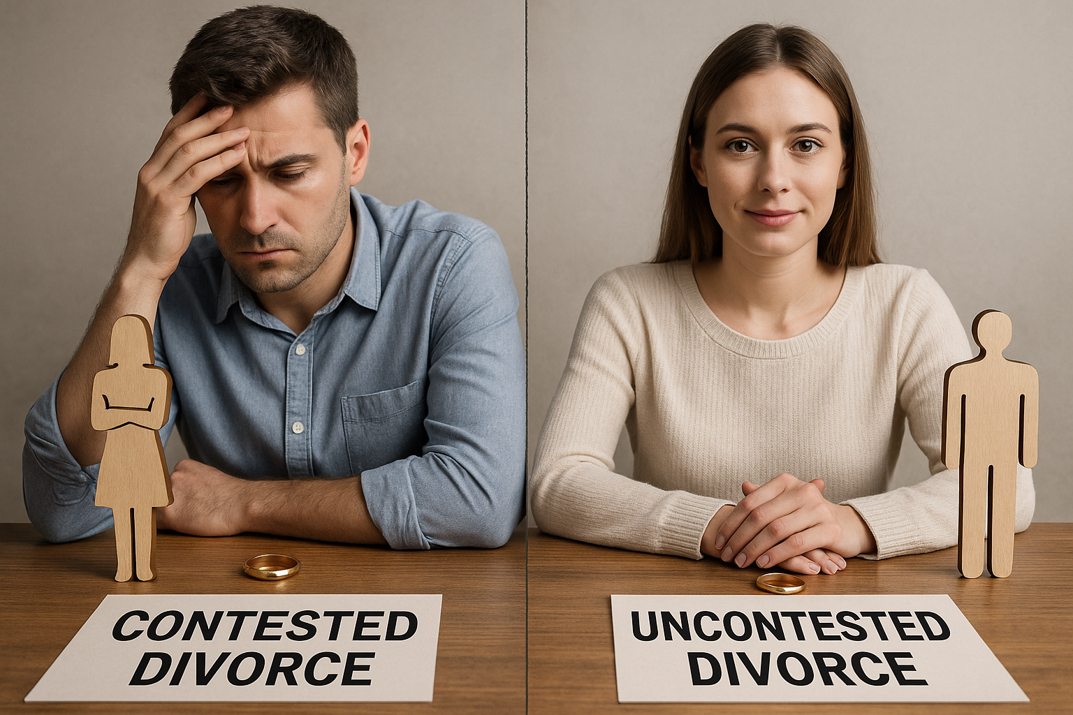 Contested versus Uncontested divorces: What is the difference
