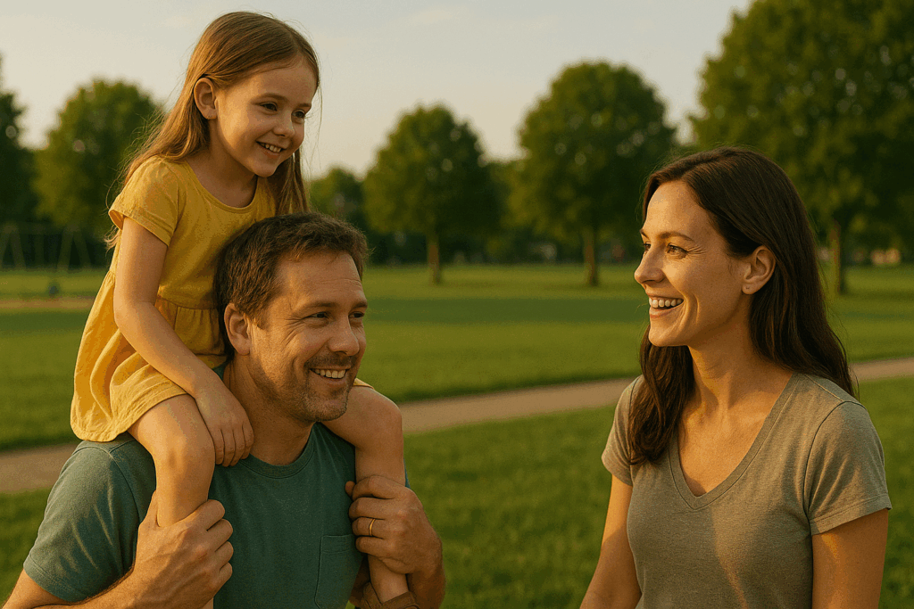 Case study of a successful joint custody arrangement.