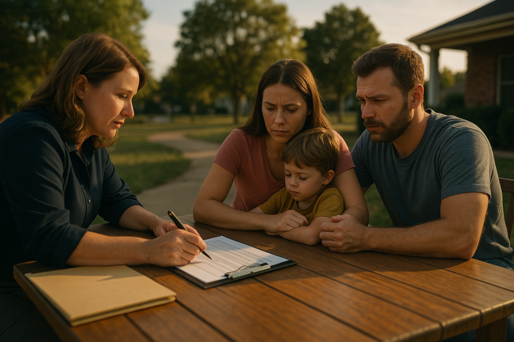Completing the Voluntary Services Plan with Texas CPS.