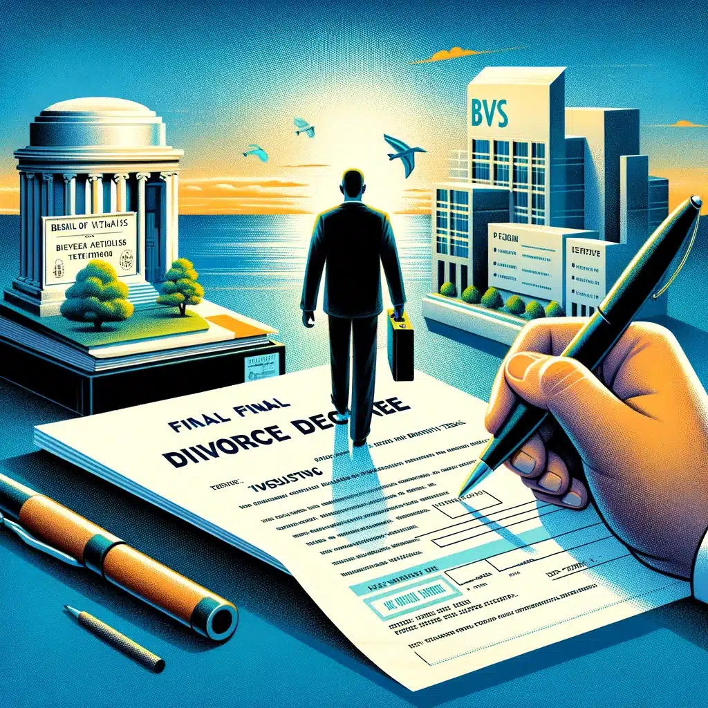 Serving the Papers in steps to obtain a divorce without the other party’s consent
