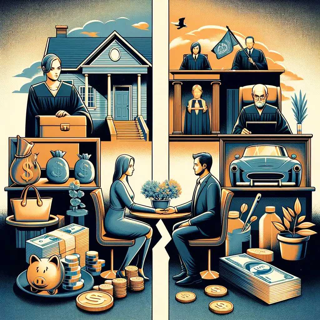 Community Property Division When a new marriage ends