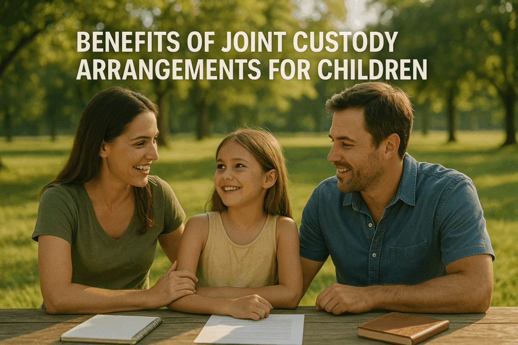 Benefits of joint custody arrangements for children.