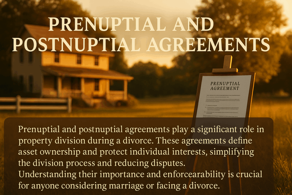 Prenuptial and Postnuptial Agreements