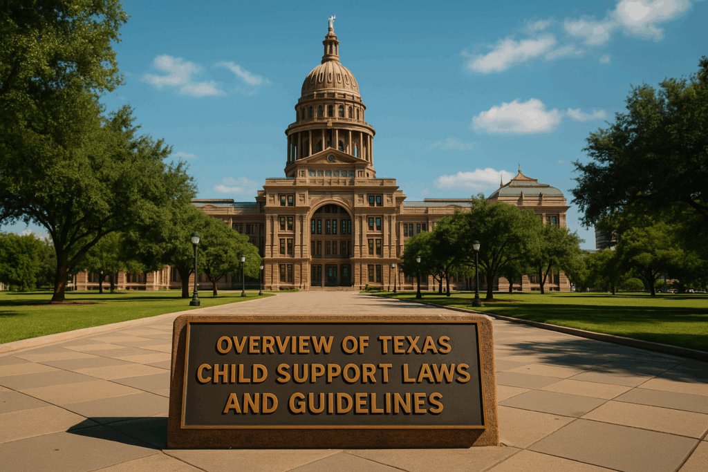 Overview of Texas child support laws and guidelines.