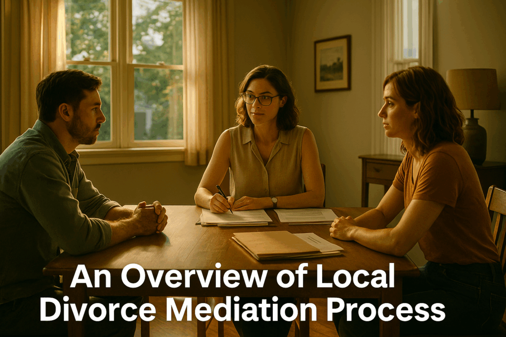 An overview of local divorce mediation process.