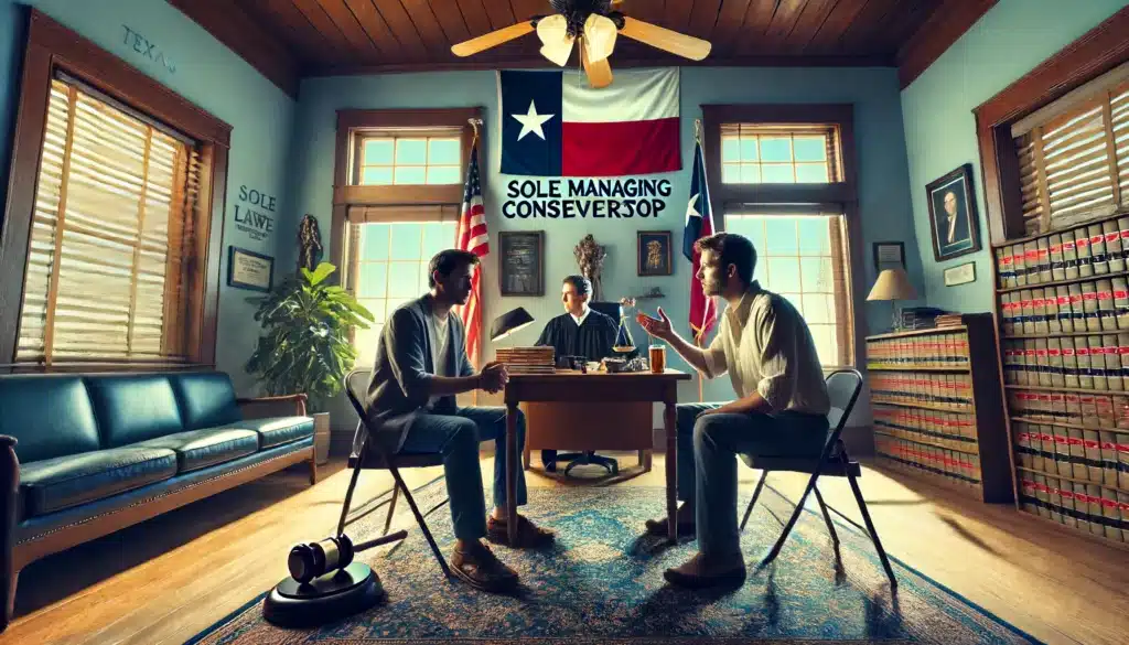 Texas sole managing conservator