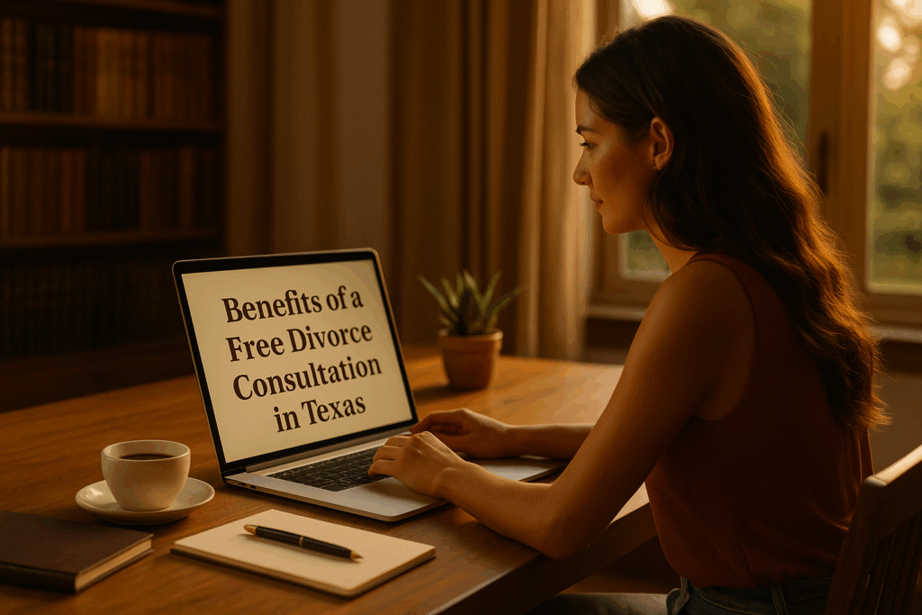 The benefits of a free divorce consultation in Texas.