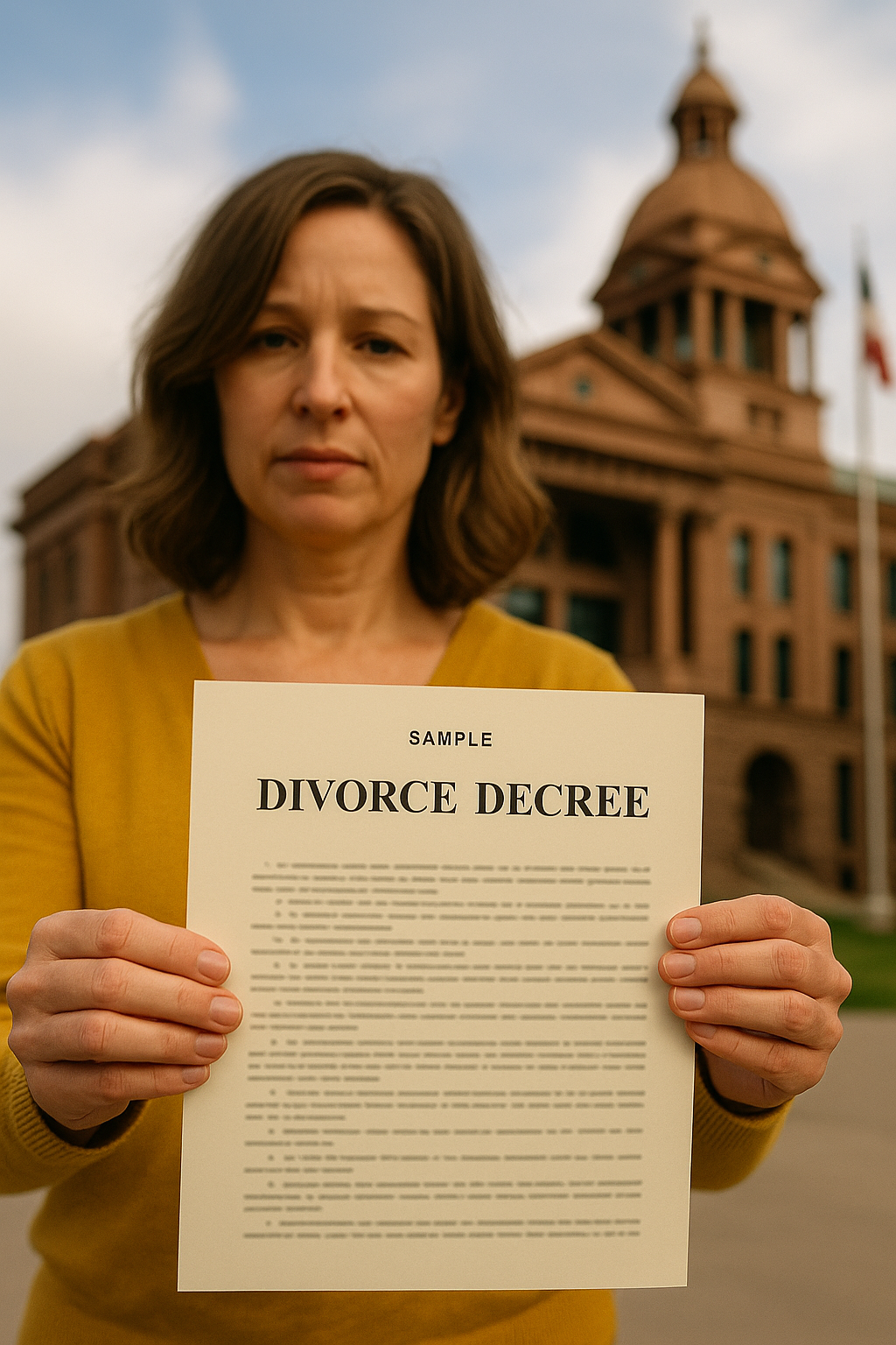 Sample Divorce Decree in Texas: When It Makes Sense to Use One