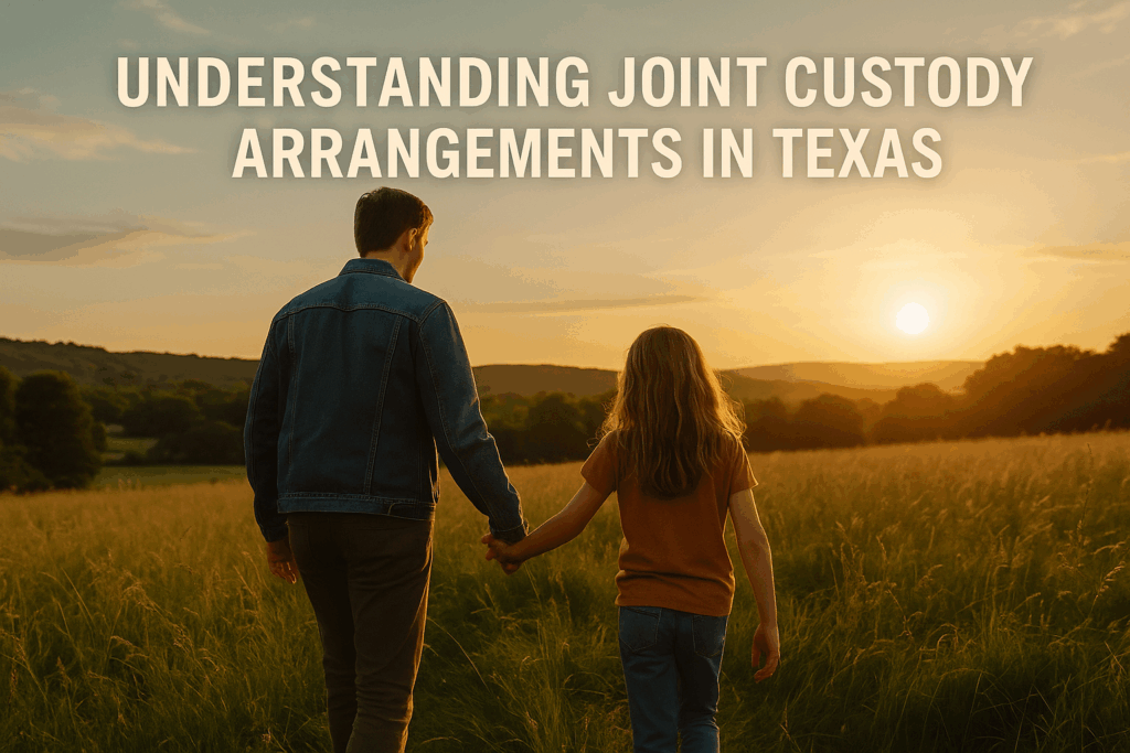 Understanding joint custody arrangements in Texas.