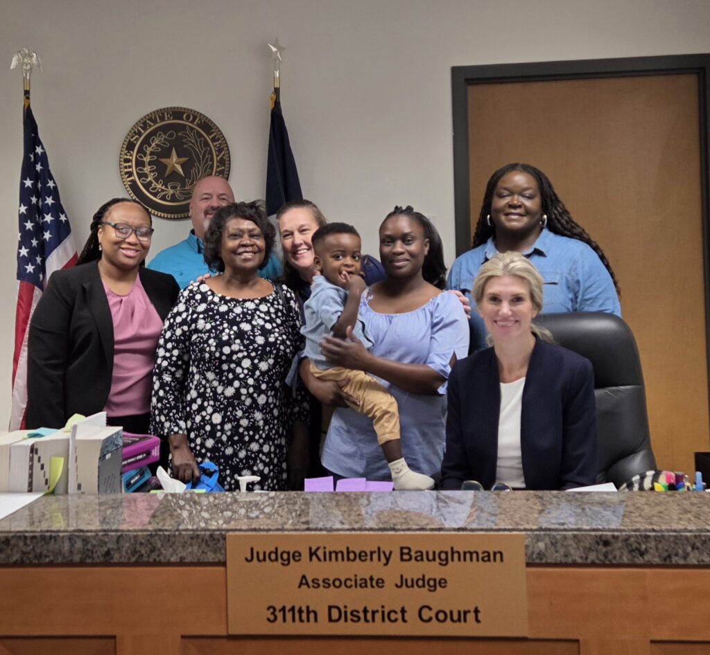 Karon and her son; adoption success story in Houston, Texas.