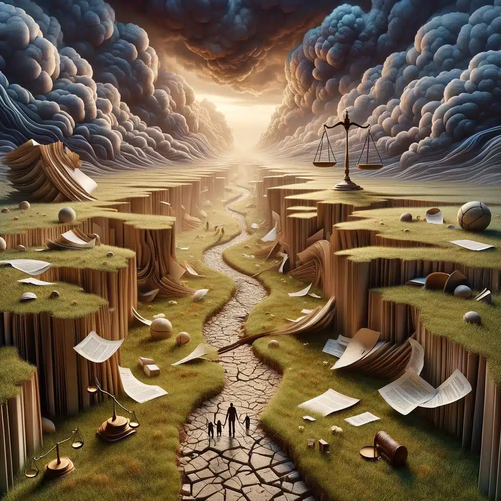 A Tumultuous Terrain of Family Discord