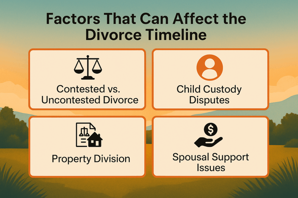 Factors That Can Affect the Divorce Timeline