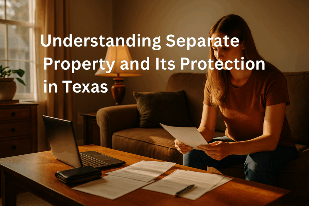 Understanding separate property and its protection in Texas Equitable Distribution in Texas