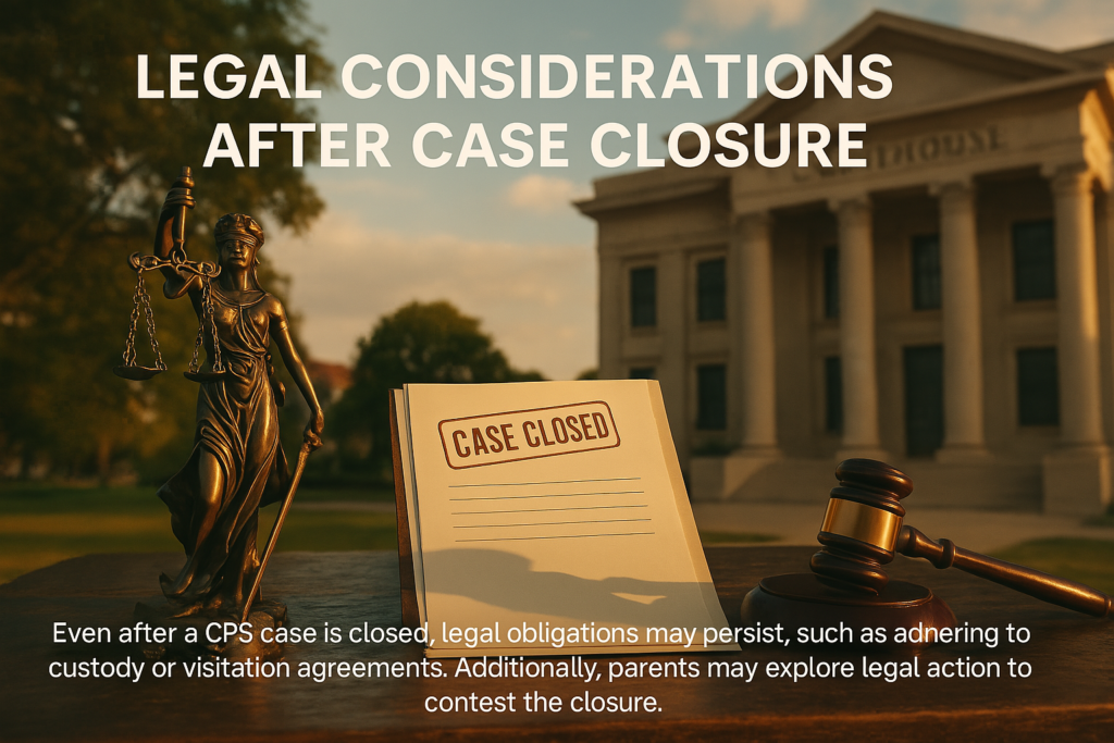 Legal Considerations After Case Closure