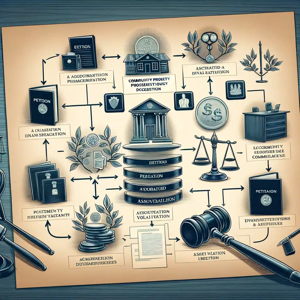 Legal Process in Community Property Divorce