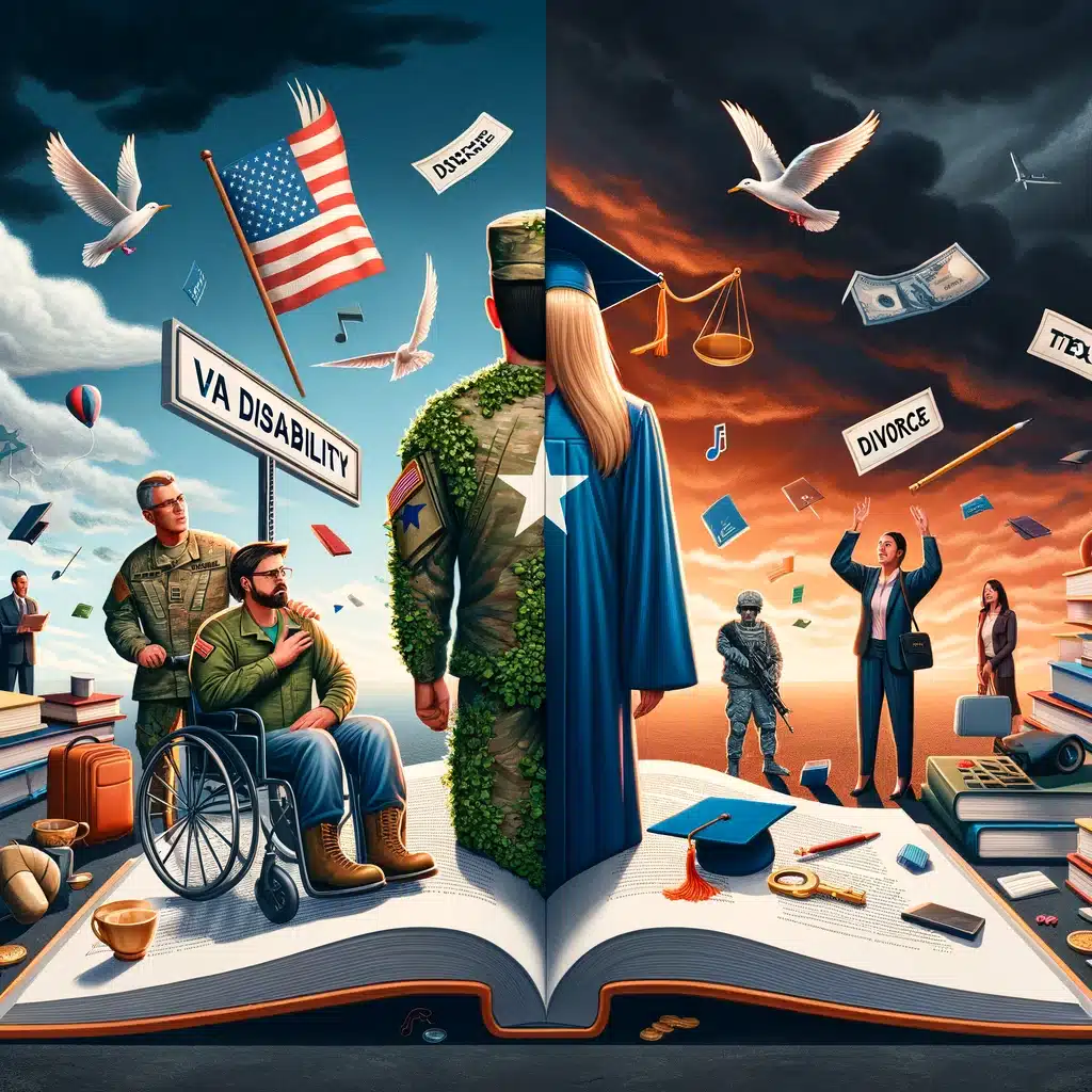 VA Disability, Divorce in Texas, and Veterans' Education Benefits