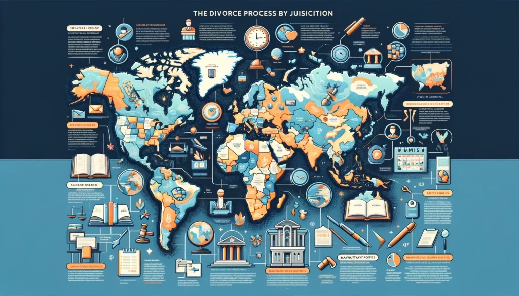 divorce process by jurisdiction
