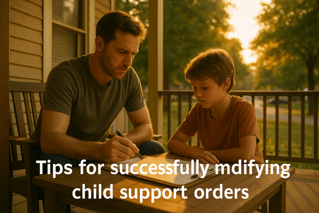 Tips for successfully modifying child support orders.