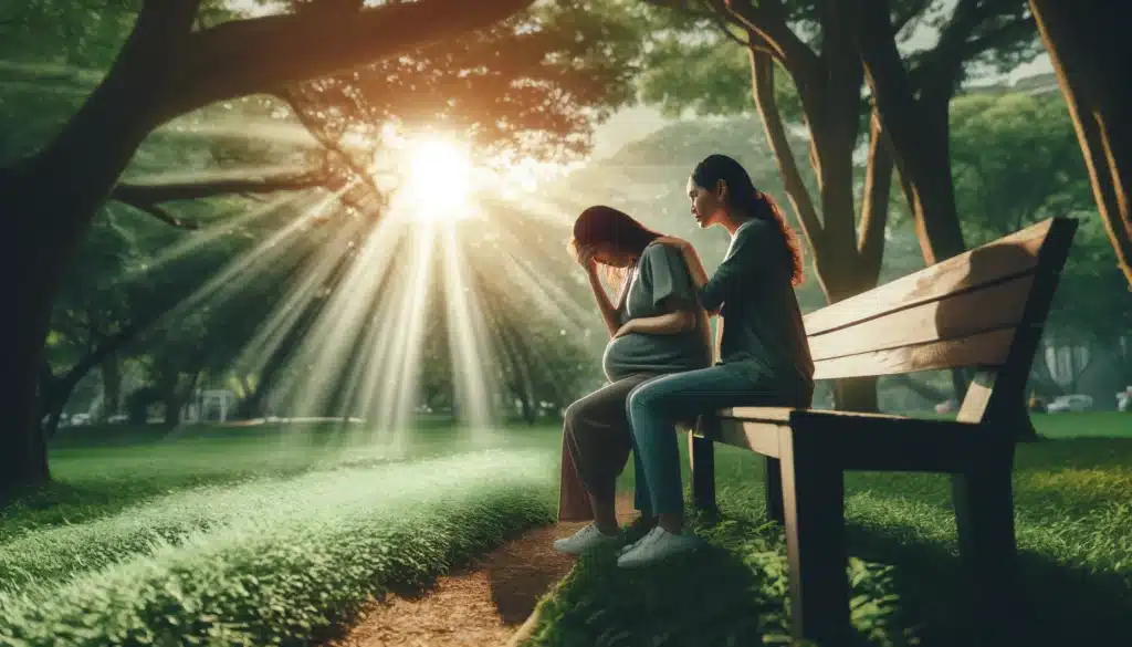 Coping with Emotional Challenges During a Pregnant Divorce