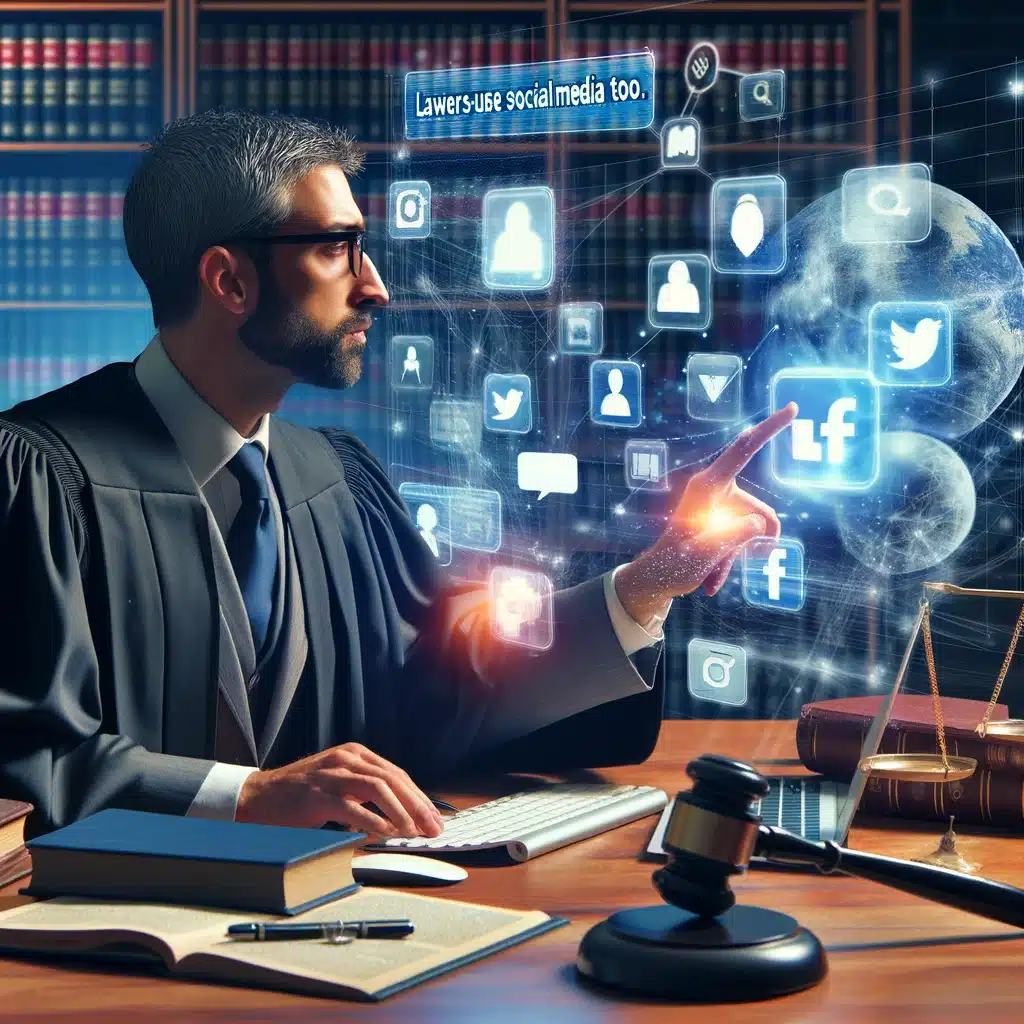 Lawyers use social media, too