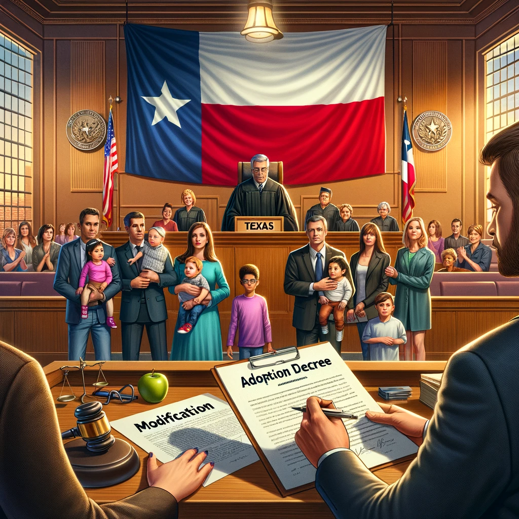 Texas Family Law Courts Adoption and Modification Cases