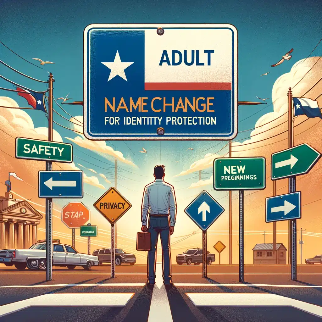 Adult Name Change in Texas for Identity Protection