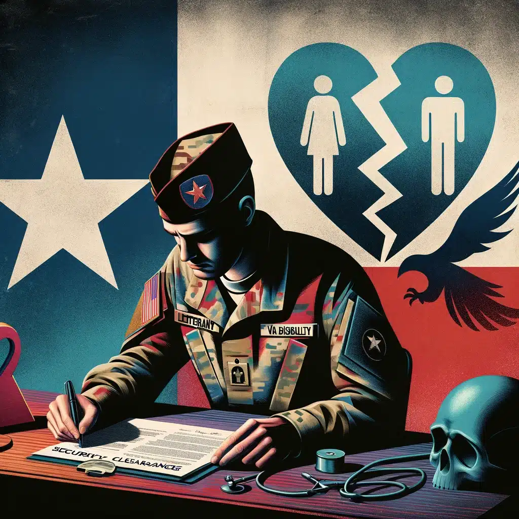 VA Disability, Divorce in Texas, and Security Clearances for Veterans