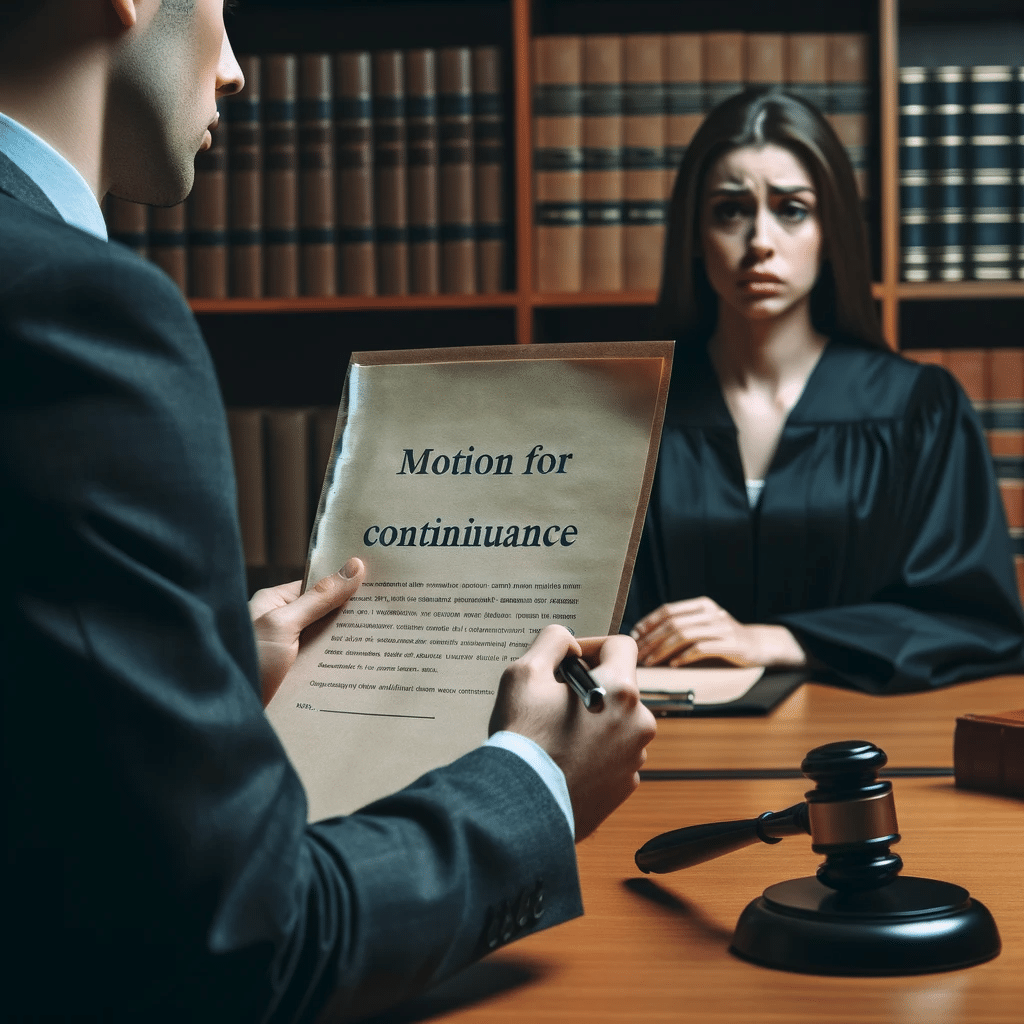 Details on Filing a Motion for Continuance in Your Divorce Case