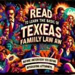 Read this blog to learn the basics of Texas family law before interviewing attorneys