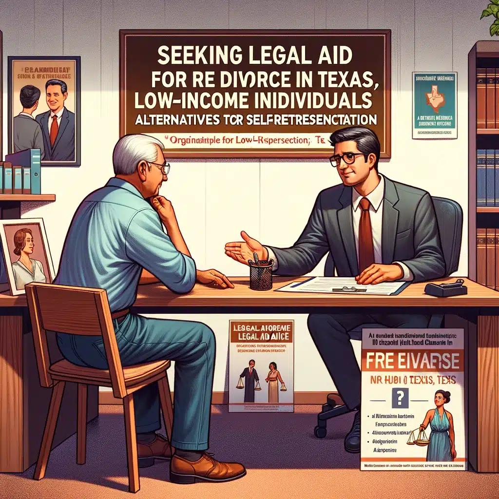 Seeking Legal Aid for Free Divorce in Texas for Low-Income Individuals
