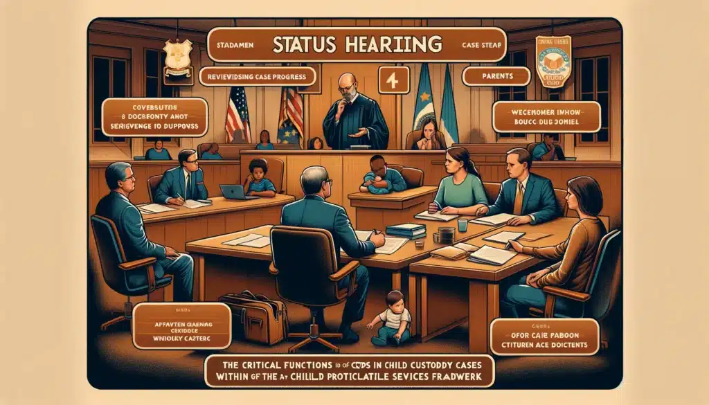 Understanding What Happens at a Status Hearing for Child Custody in CPS Cases