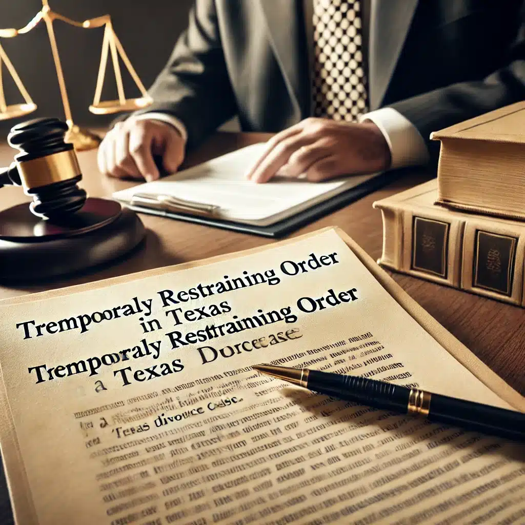 Understanding Temporary Orders in Texas Divorce Cases: What You Need to Know