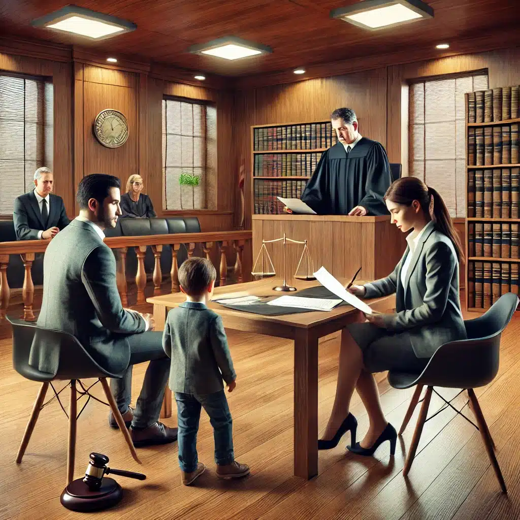 How does a judge decide custody disputes