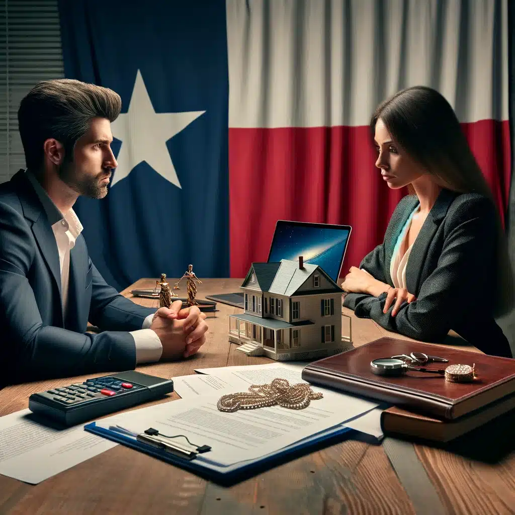 What property goes to which spouse in a Texas Divorce?