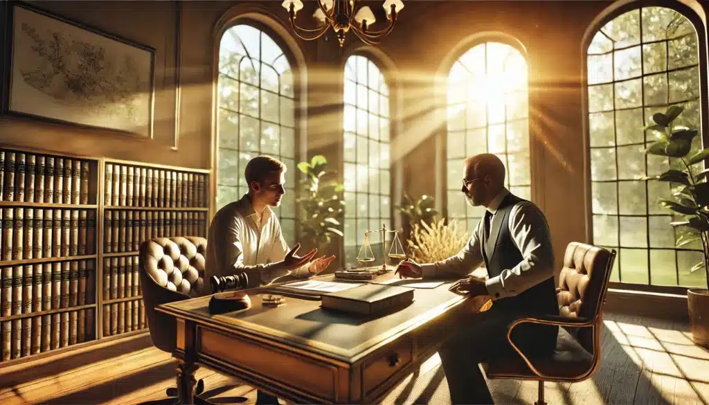 An illustration emphasizing the importance of consulting an experienced divorce attorney during divorce proceedings.