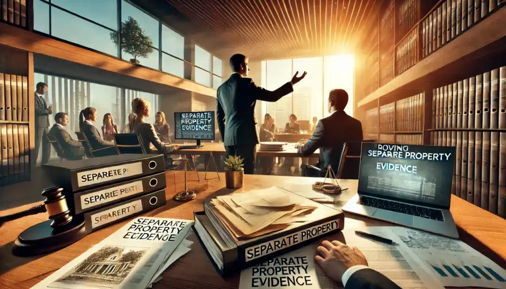 Proving Separate Property Claims